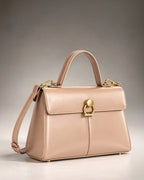Ella Timeless Beige Satchel Bag