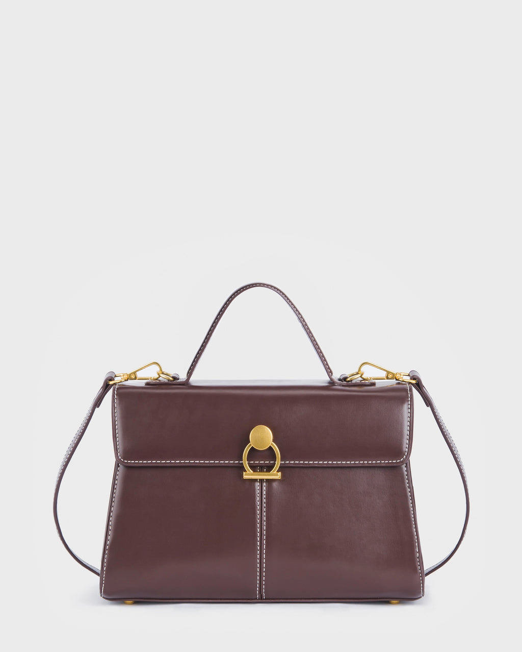 Ella Timeless Coffee Satchel Bag