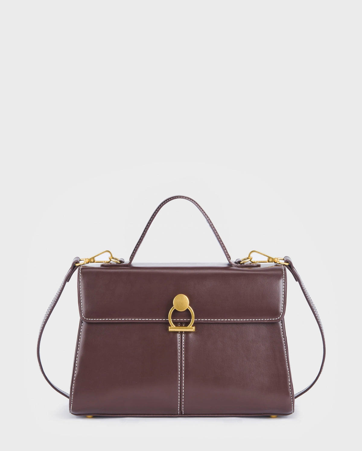 Ella Timeless Coffee Satchel Bag
