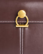 Ella Timeless Coffee Satchel Bag
