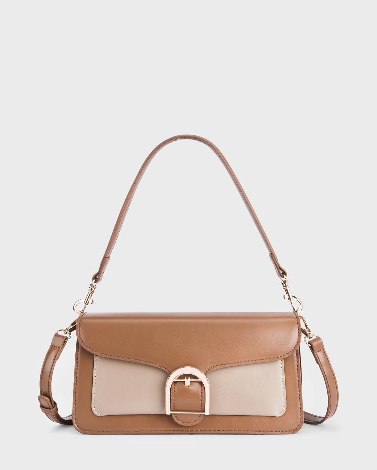 Ella Icon Brown Shoulder Bag
