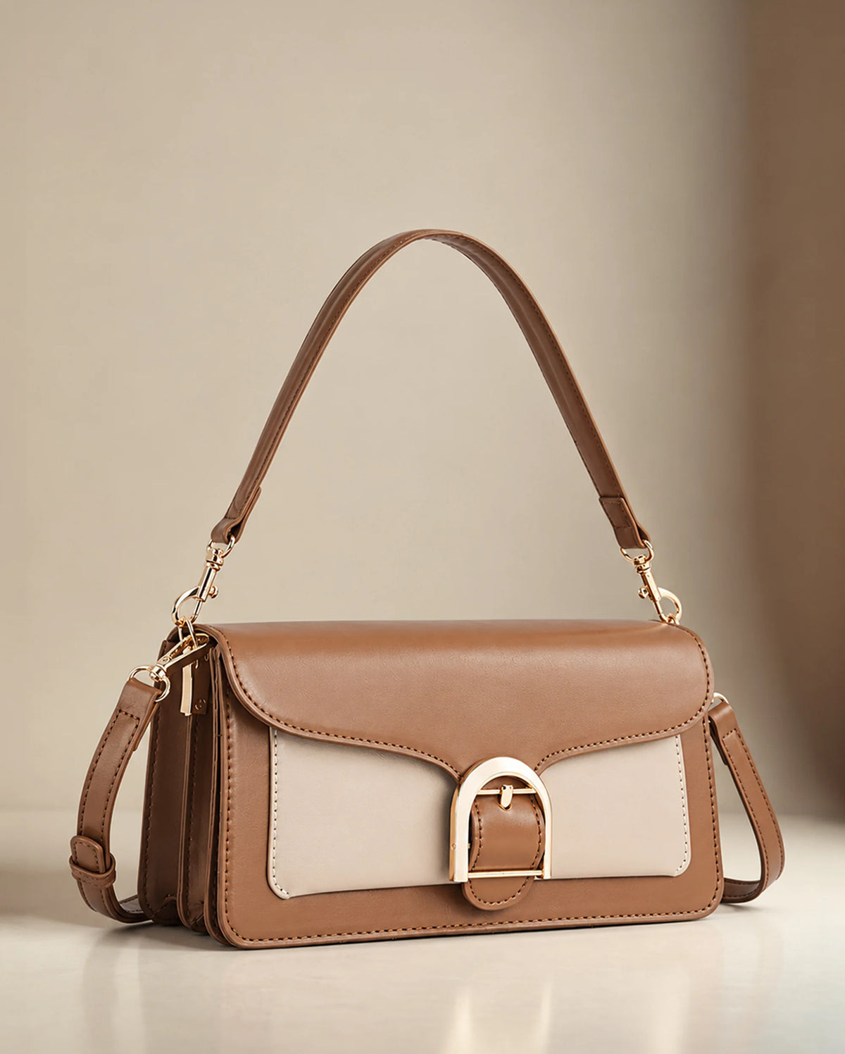 Ella Icon Brown Shoulder Bag