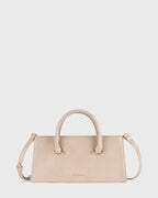 Ella Grace Beige Satchel Bag