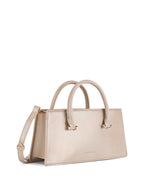 Ella Grace Beige Satchel Bag