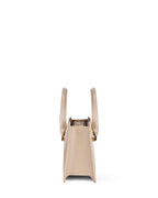 Ella Grace Beige Satchel Bag