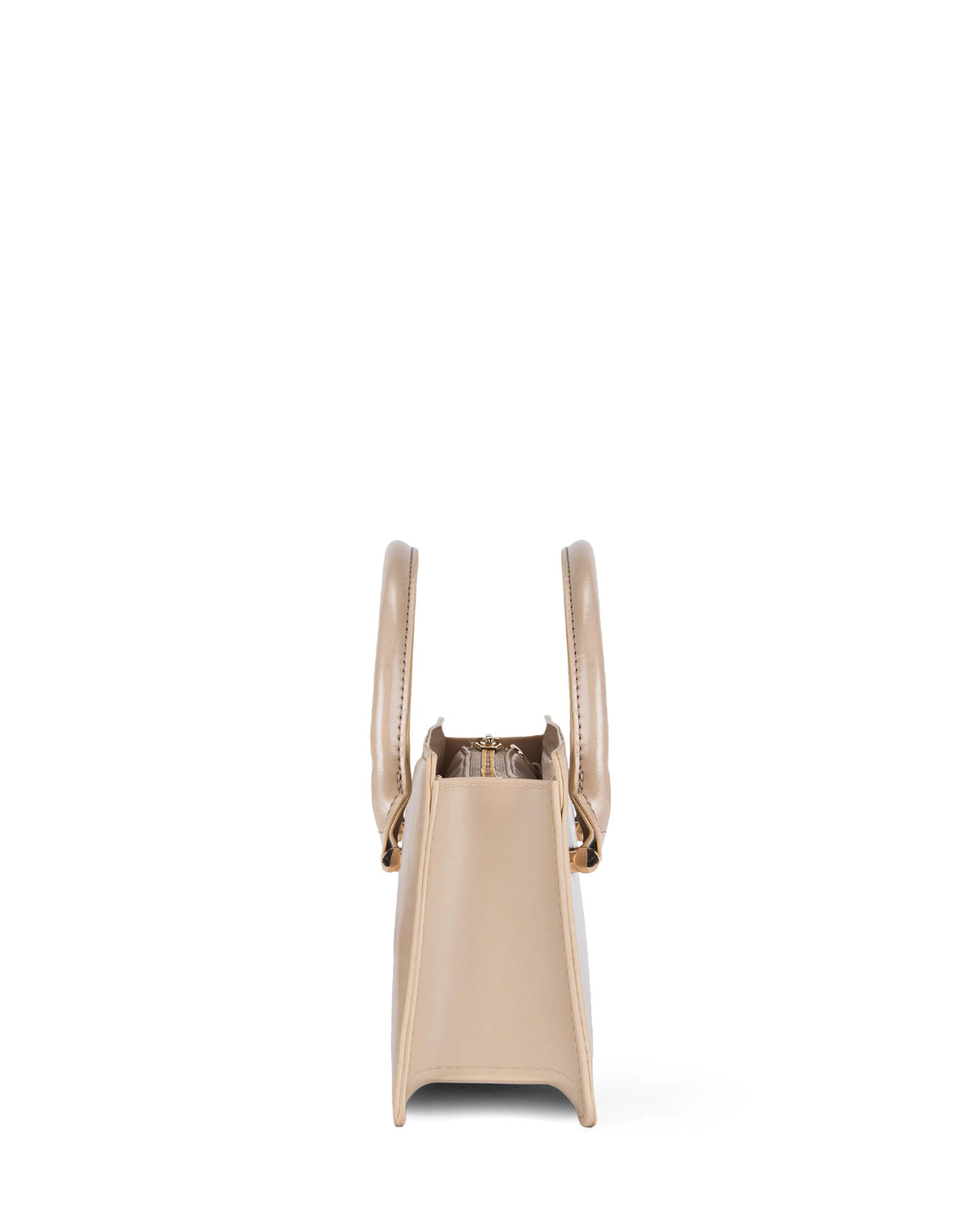 Ella Grace Beige Satchel Bag