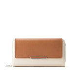 Avril Color-blocked Daily Tan Wallet