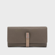 Avril Dual Tone Functional Beige Wallet