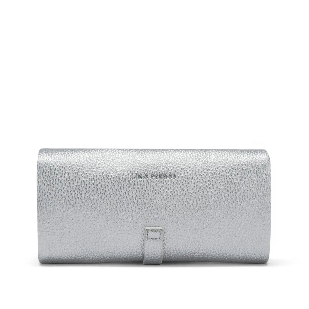 Avril Dual Tone Functional Silver Wallet - Lino Perros