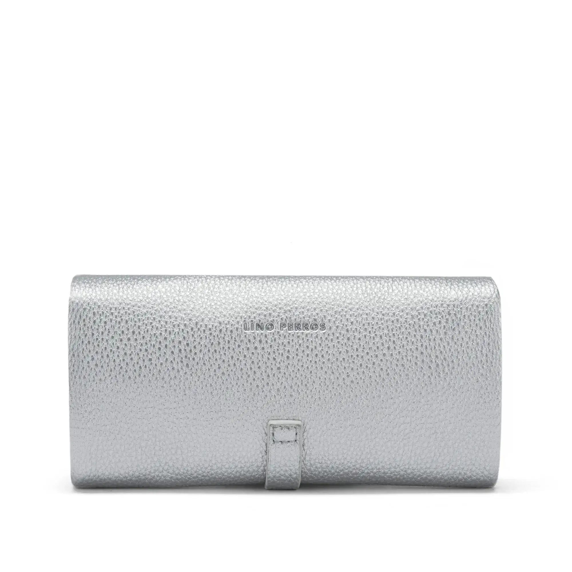 Avril Dual Tone Functional Silver Wallet - Lino Perros