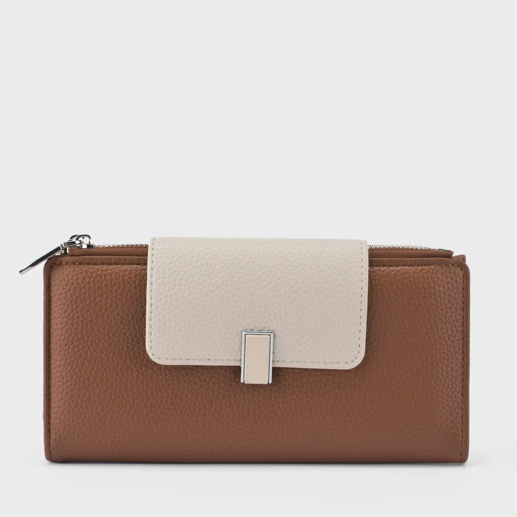 Avril Luxe Tan Wallet - Lino Perros