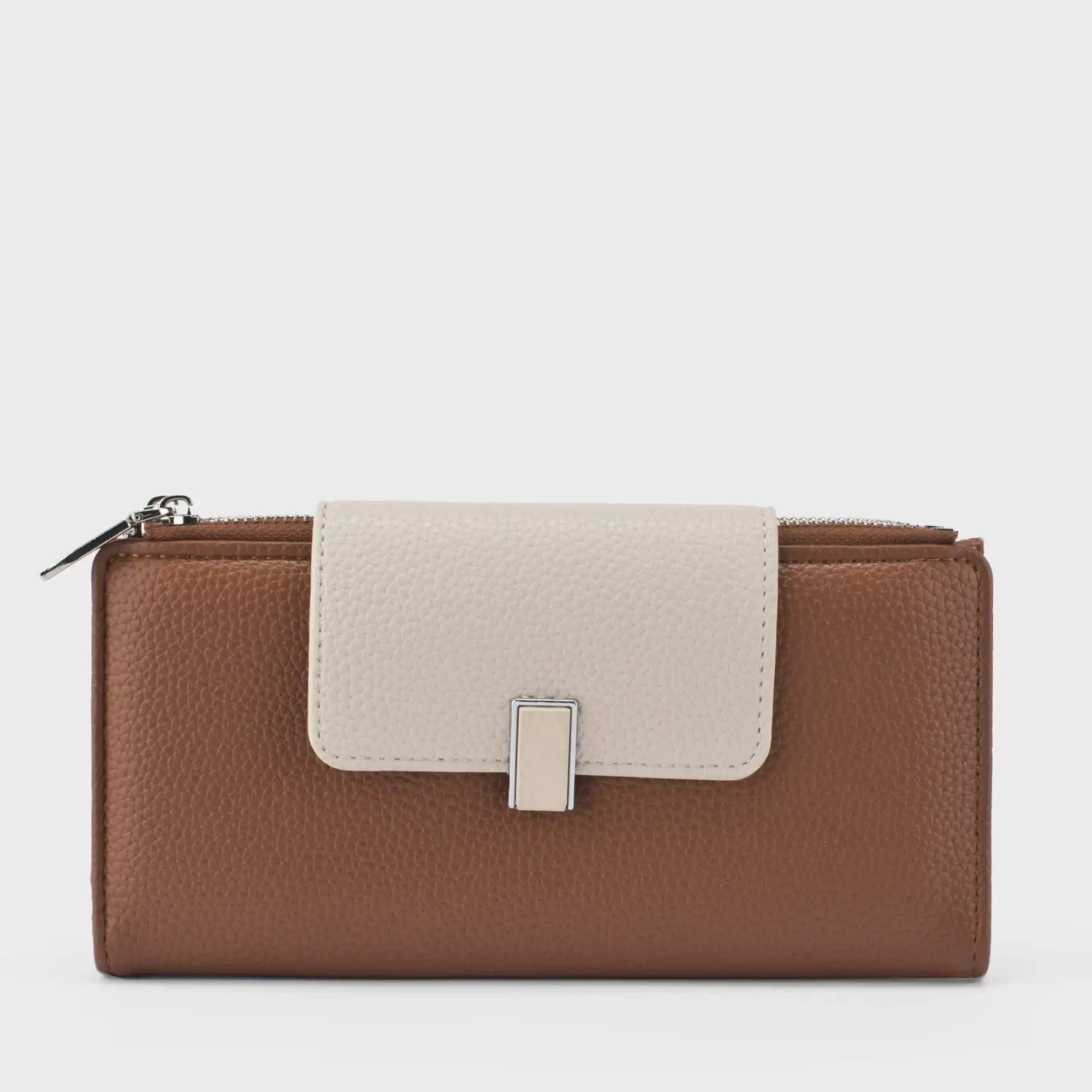 Avril Luxe Tan Wallet - Lino Perros