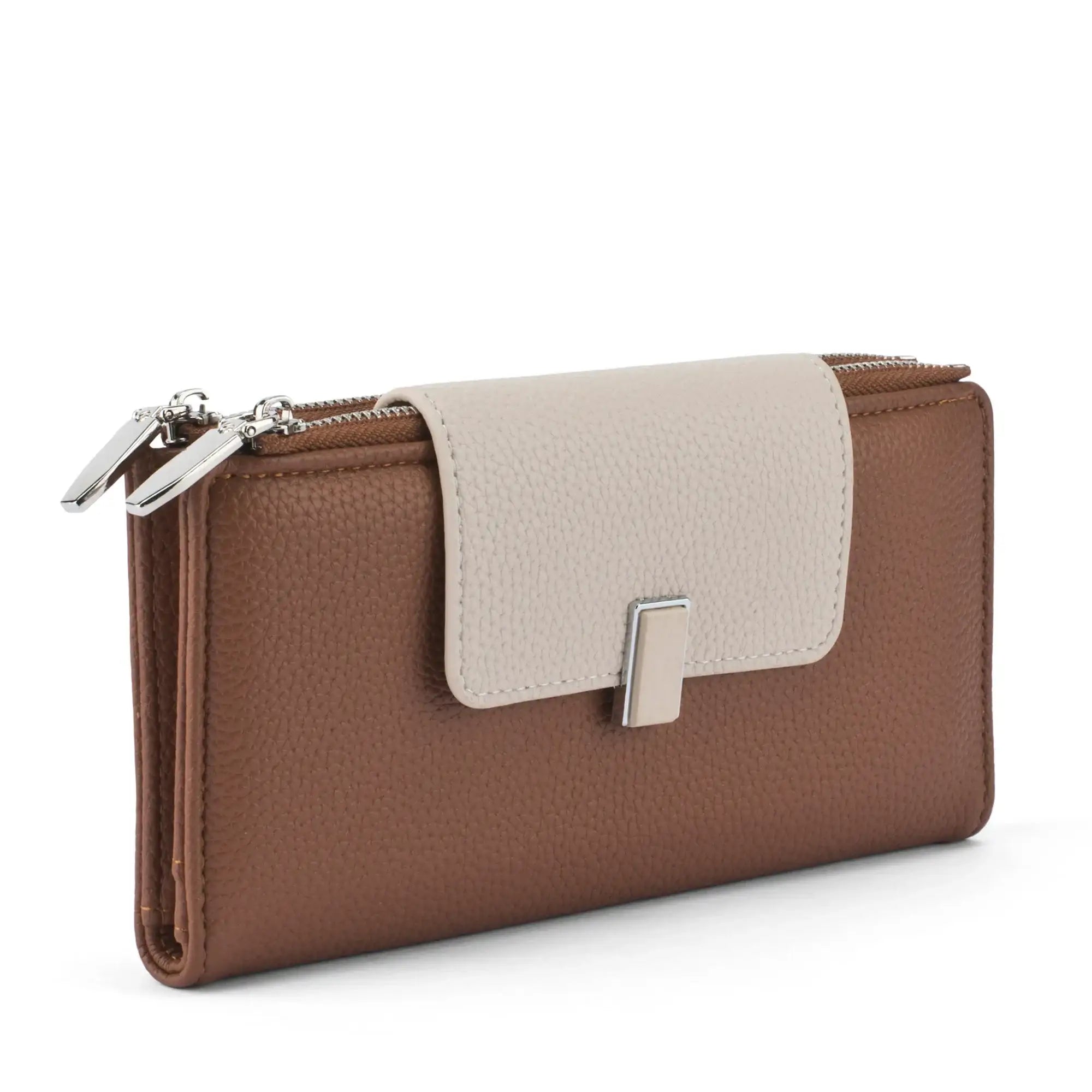Avril Luxe Tan Wallet - Lino Perros
