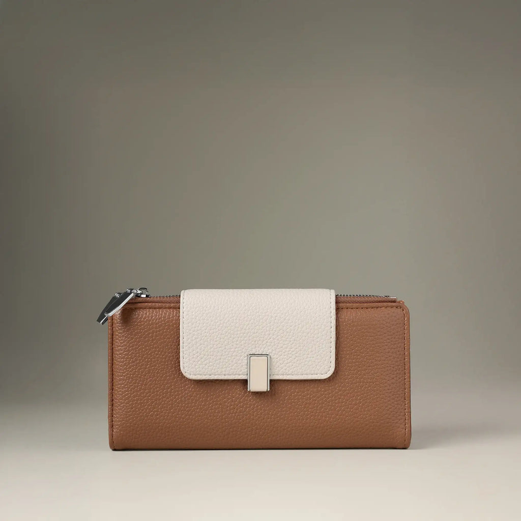 Avril Luxe Tan Wallet - Lino Perros