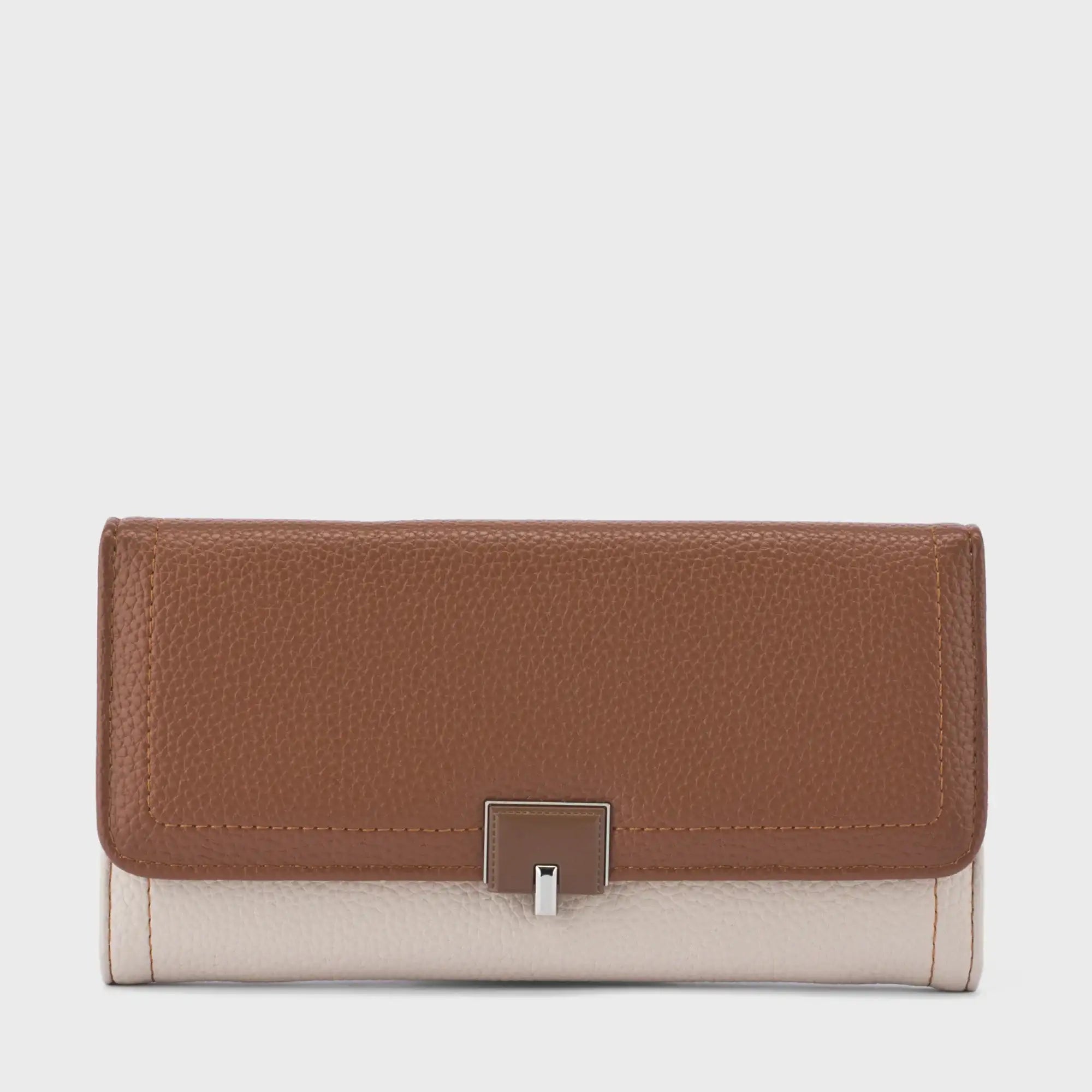 Avril Mode Tan Wallet - Lino Perros