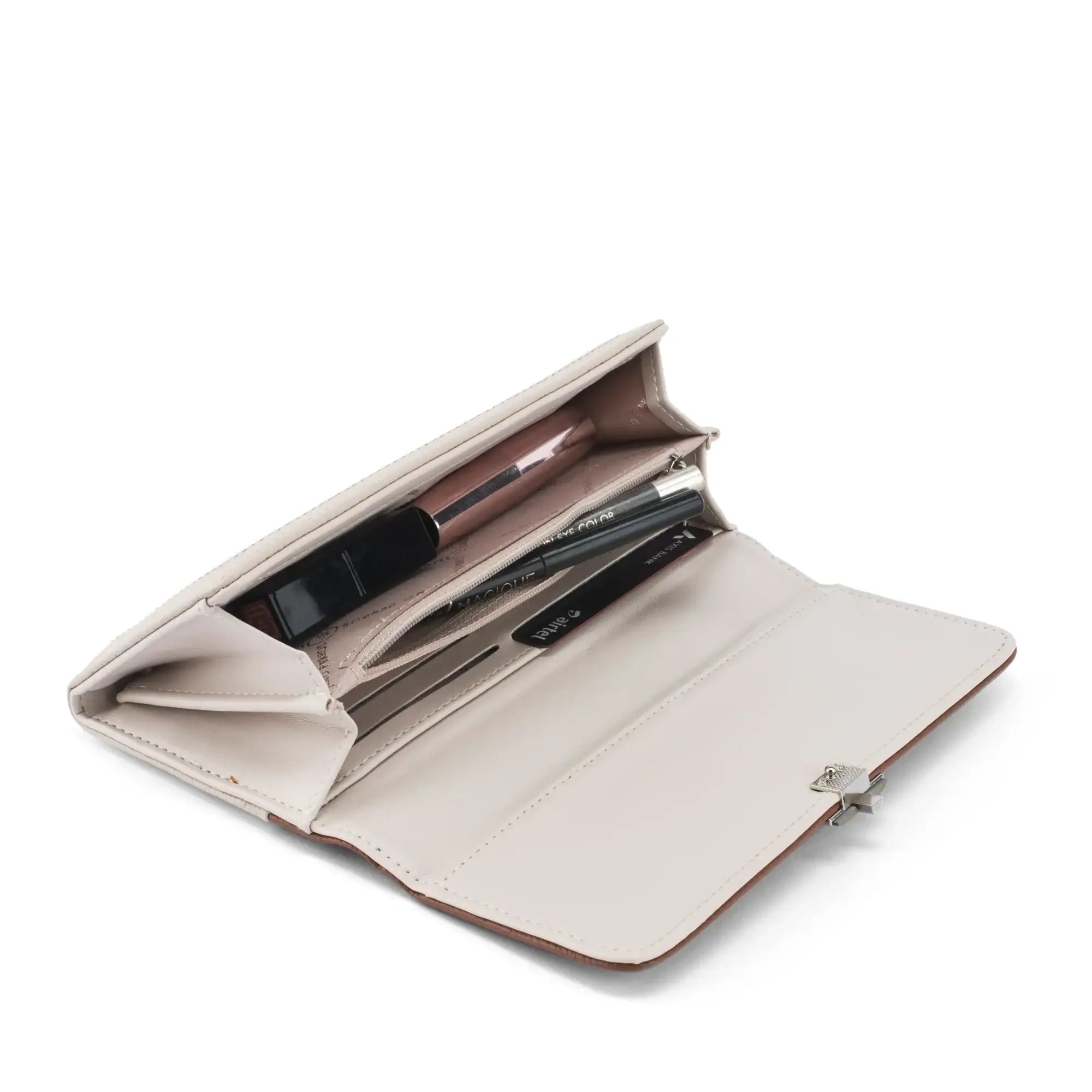 Avril Mode Tan Wallet - Lino Perros