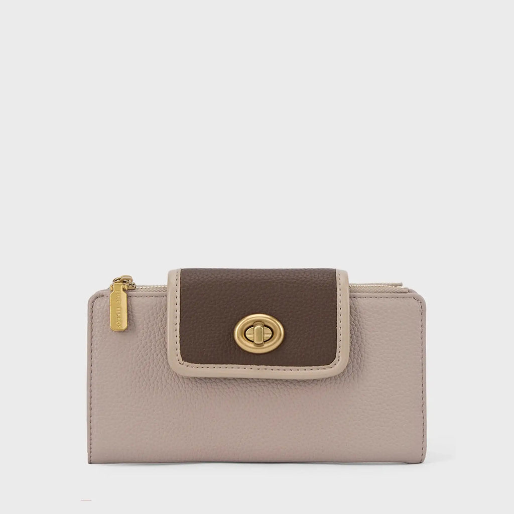 Avril Dune Beige Wallet - Lino Perros
