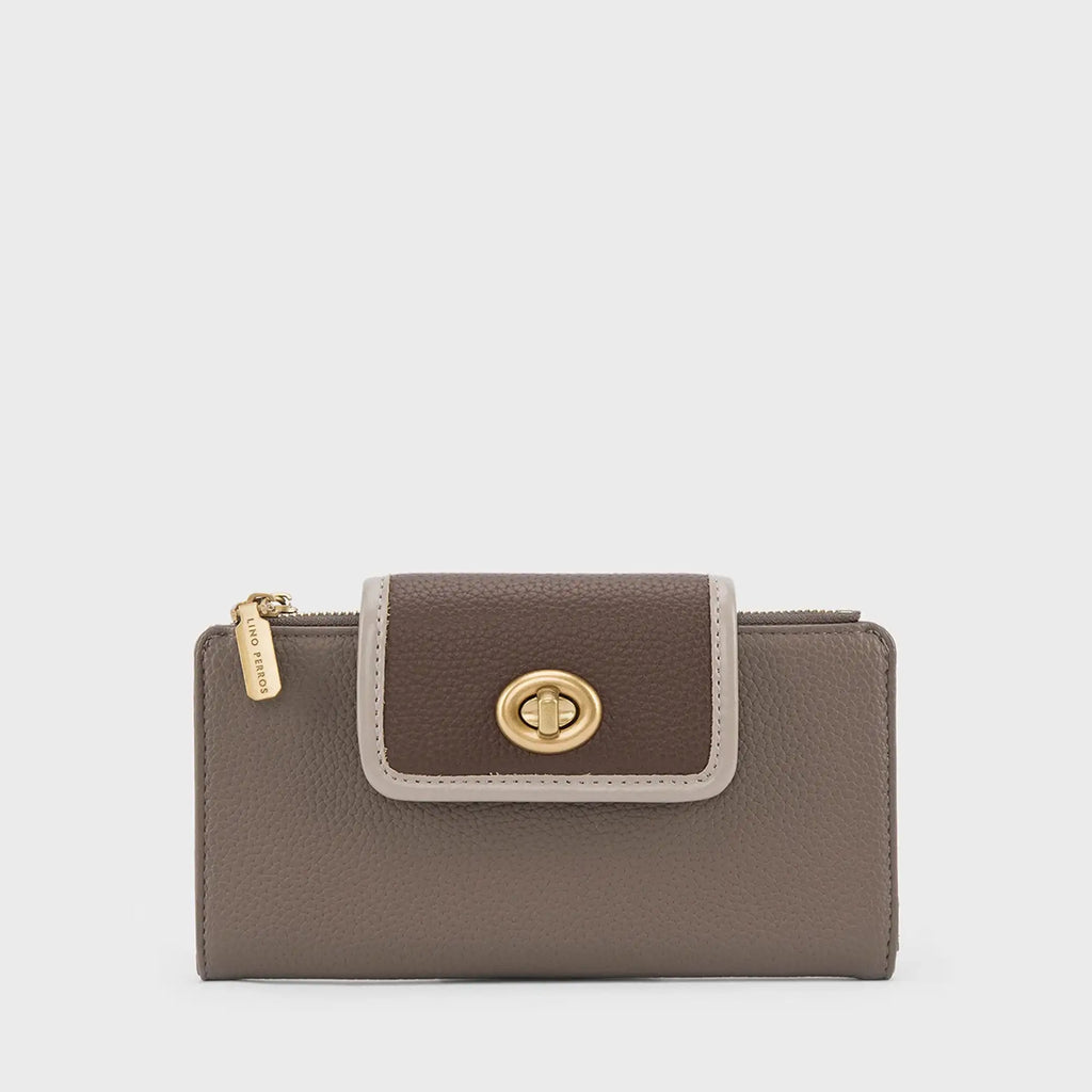 Avril Dune Taupe Wallet - Lino Perros