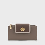 Avril Dune Taupe Wallet - Lino Perros