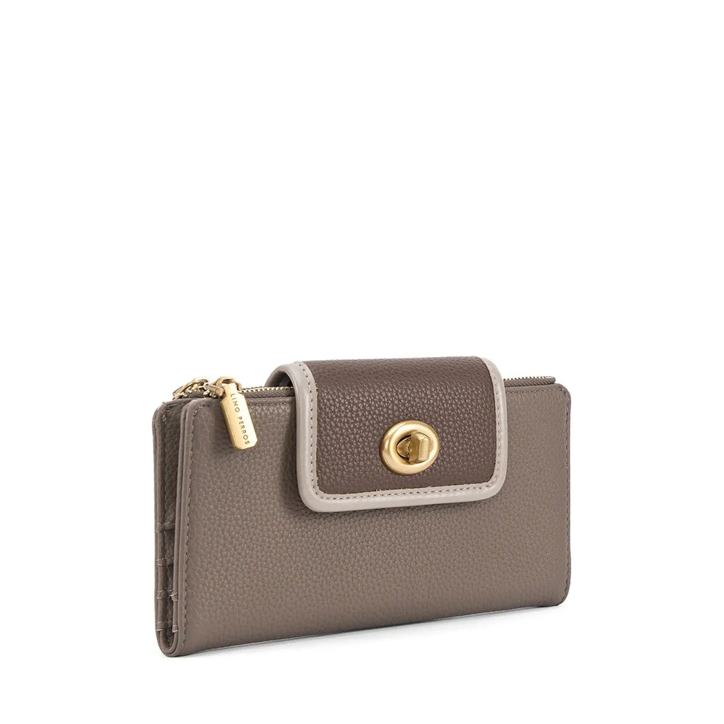 Avril Dune Taupe Wallet - Lino Perros