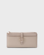 Ella Signature Lock Beige Wallet | Lino Perros