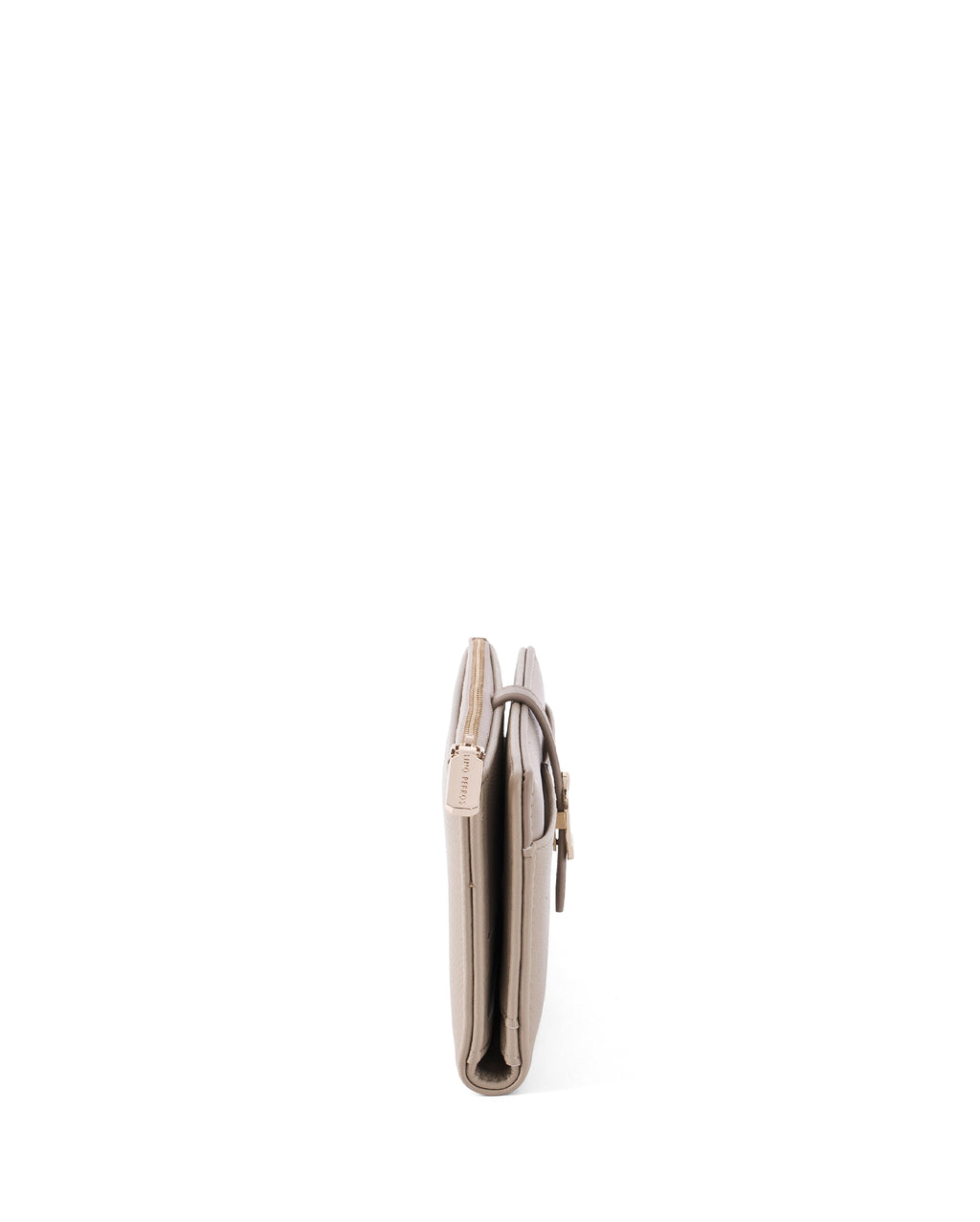 Ella Signature Lock Beige Wallet | Lino Perros
