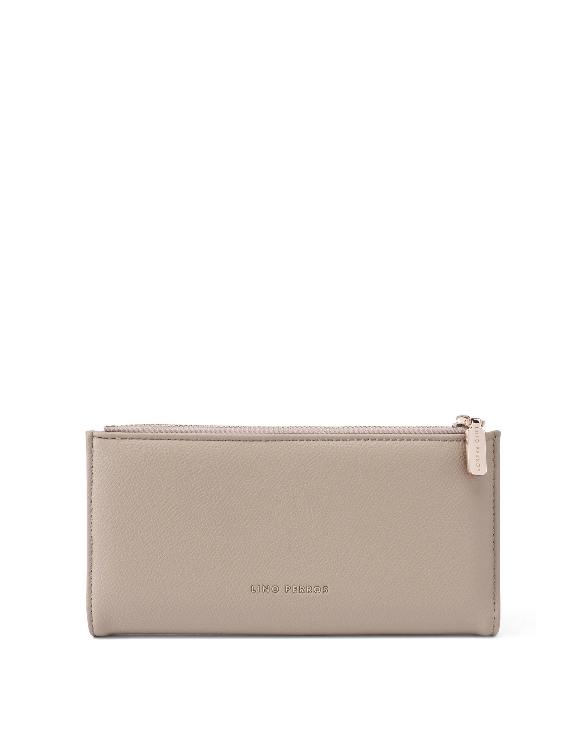 Ella Signature Lock Beige Wallet | Lino Perros