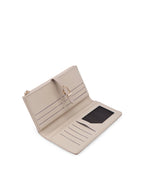 Ella Signature Lock Beige Wallet | Lino Perros