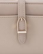 Ella Signature Lock Beige Wallet | Lino Perros