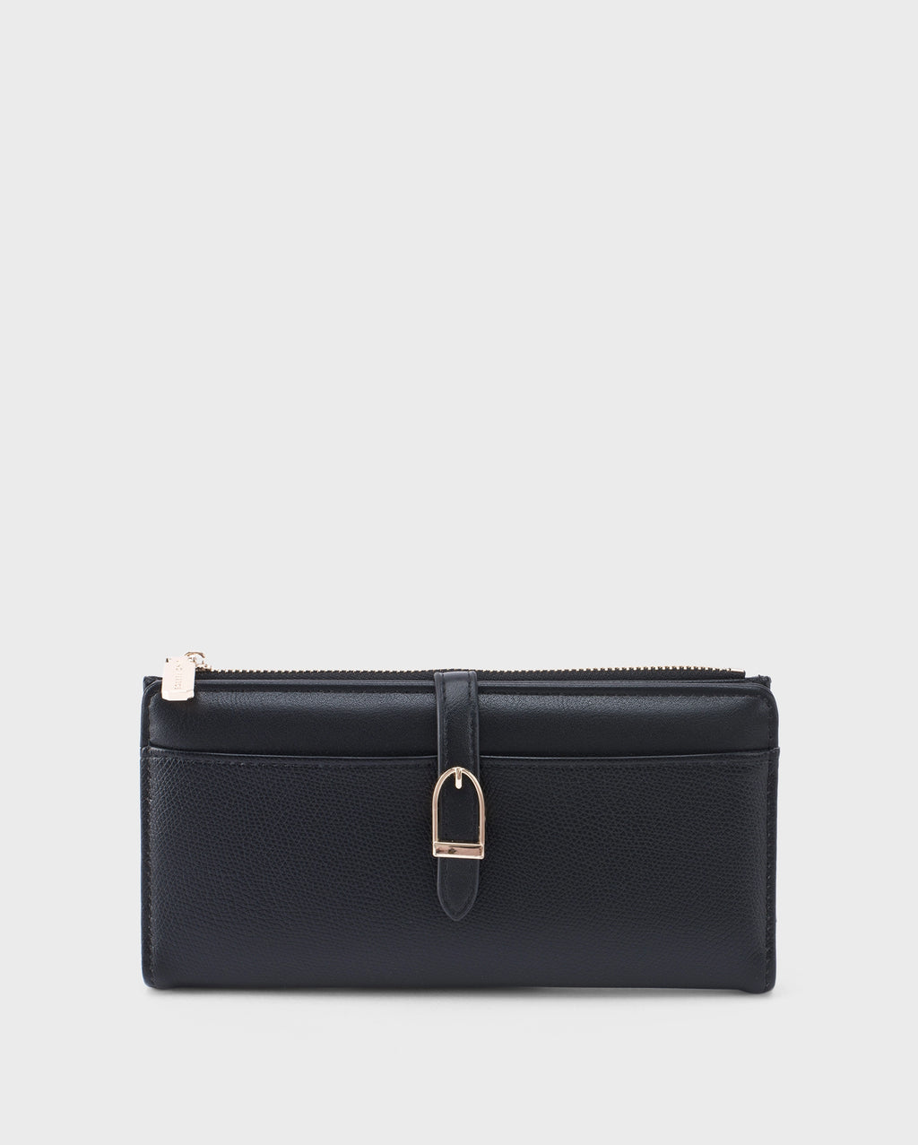 Ella Signature Lock Black Wallet | Lino Perros