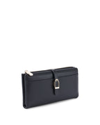 Ella Signature Lock Black Wallet | Lino Perros