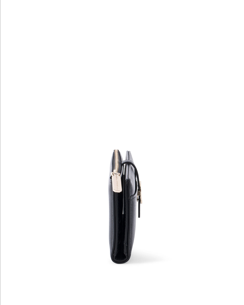 Ella Signature Lock Black Wallet | Lino Perros