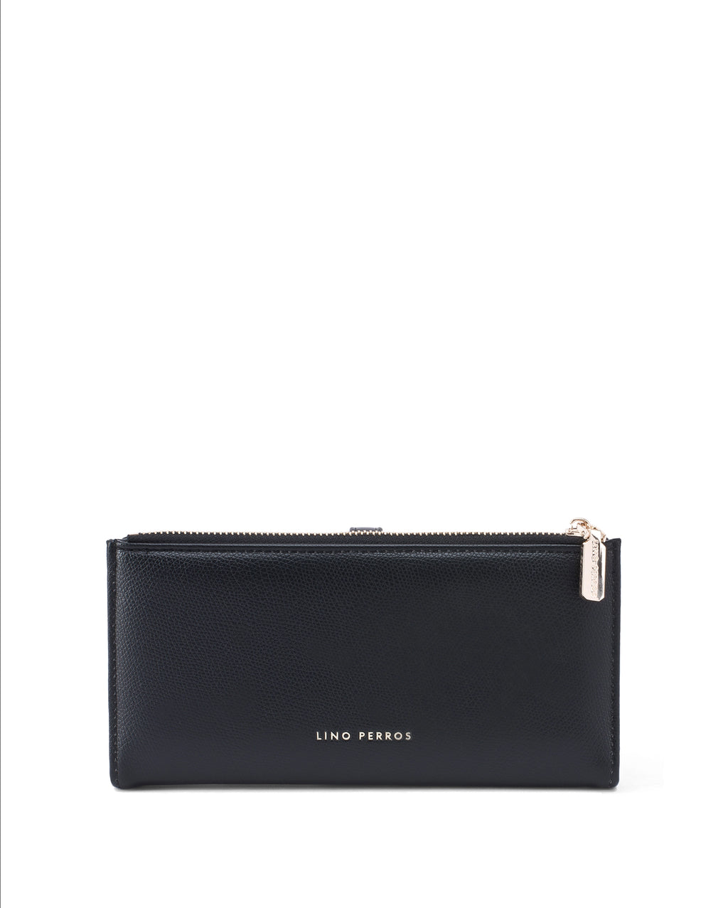 Ella Signature Lock Black Wallet | Lino Perros