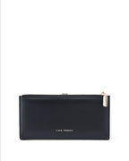 Ella Signature Lock Black Wallet | Lino Perros
