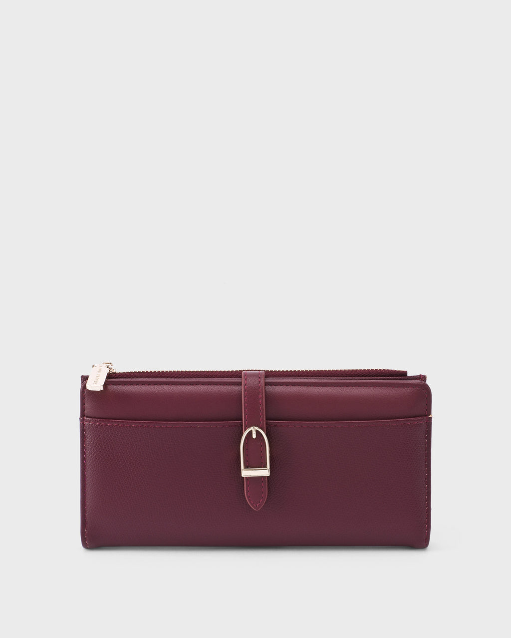 Ella Signature Lock Cherry Wallet | Lino Perros