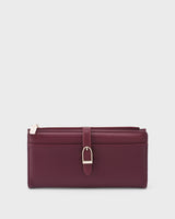 Ella Signature Lock Cherry Wallet