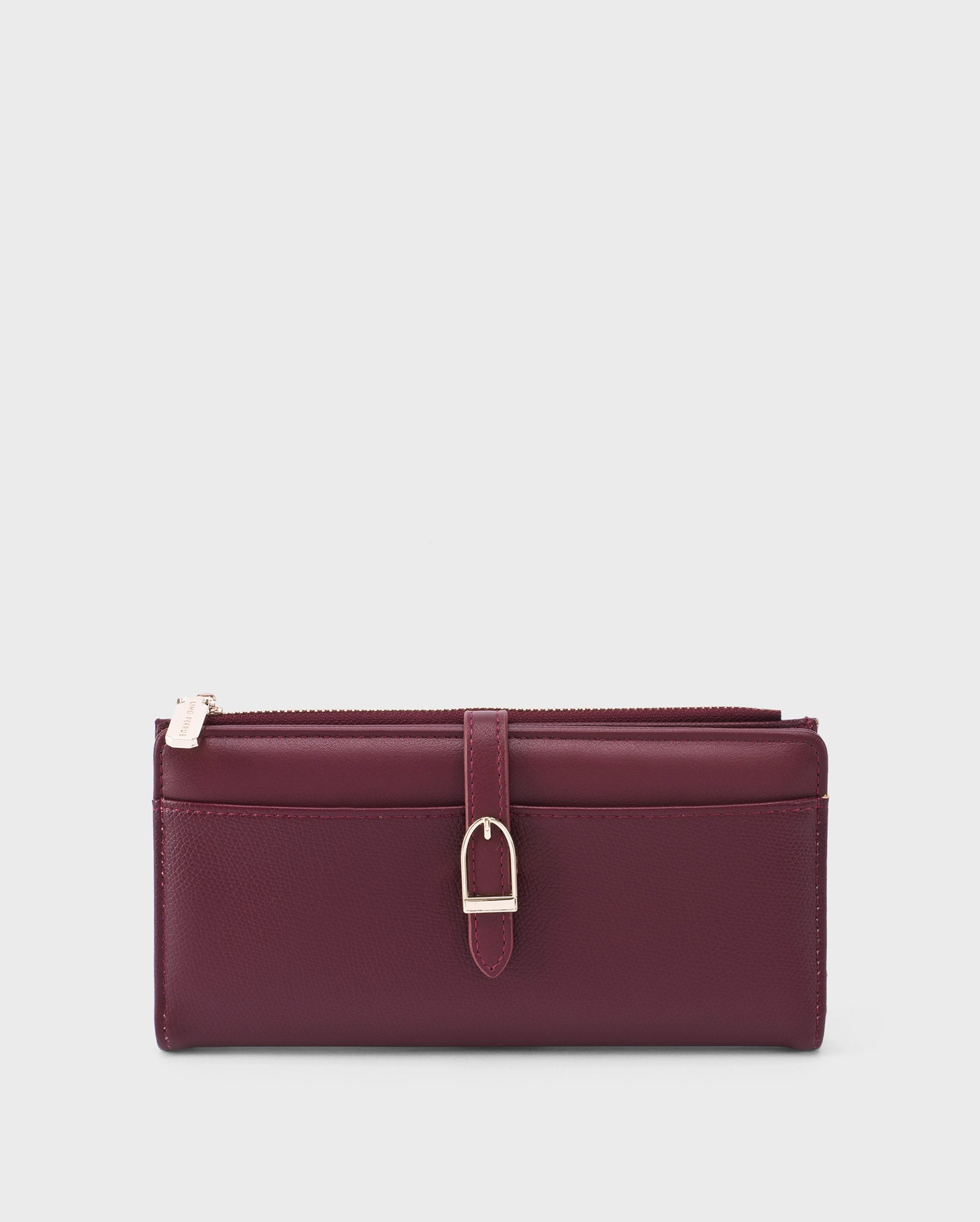 Ella Signature Lock Cherry Wallet | Lino Perros