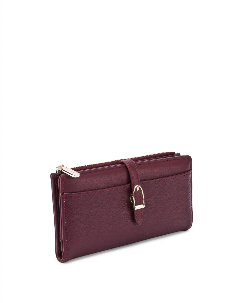 Ella Signature Lock Cherry Wallet | Lino Perros