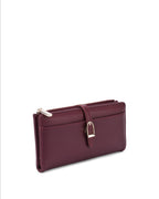 Ella Signature Lock Cherry Wallet | Lino Perros
