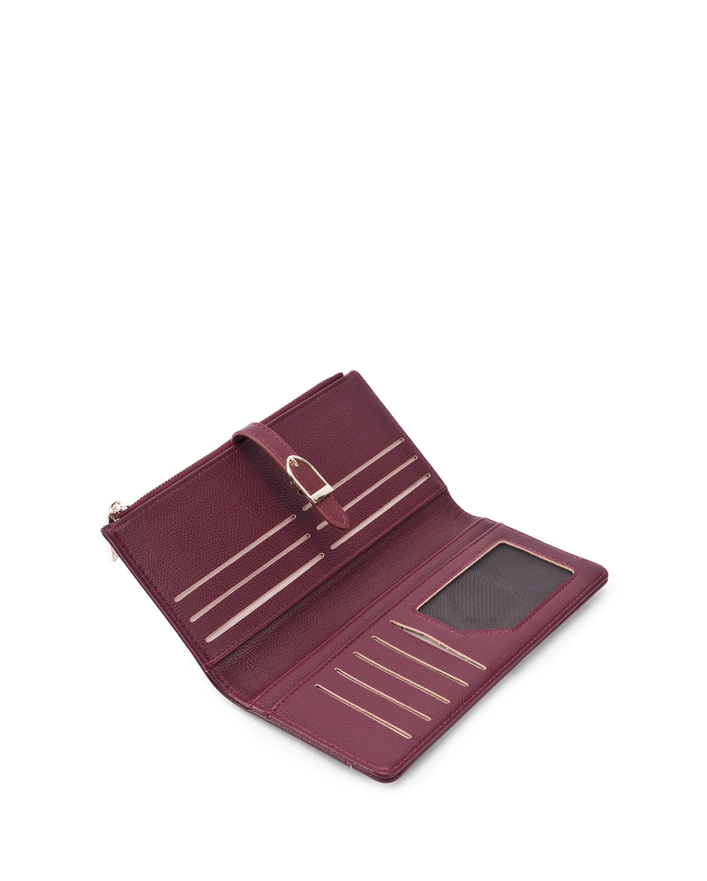 Ella Signature Lock Cherry Wallet | Lino Perros