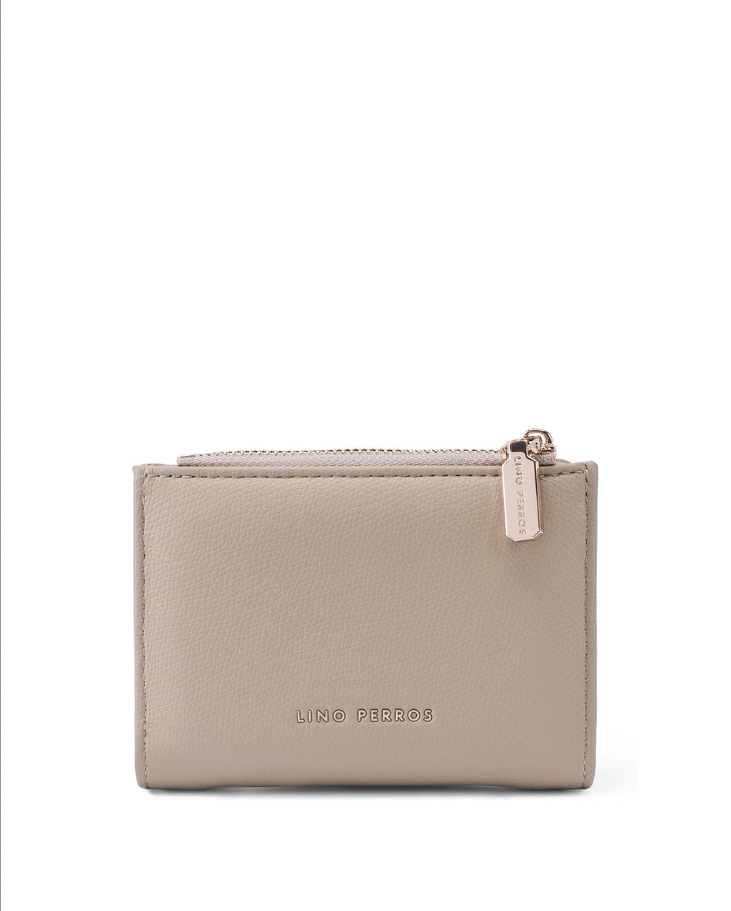 Ella Mini Signature Lock Beige Wallet | Lino Perros