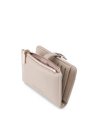 Ella Mini Signature Lock Beige Wallet | Lino Perros