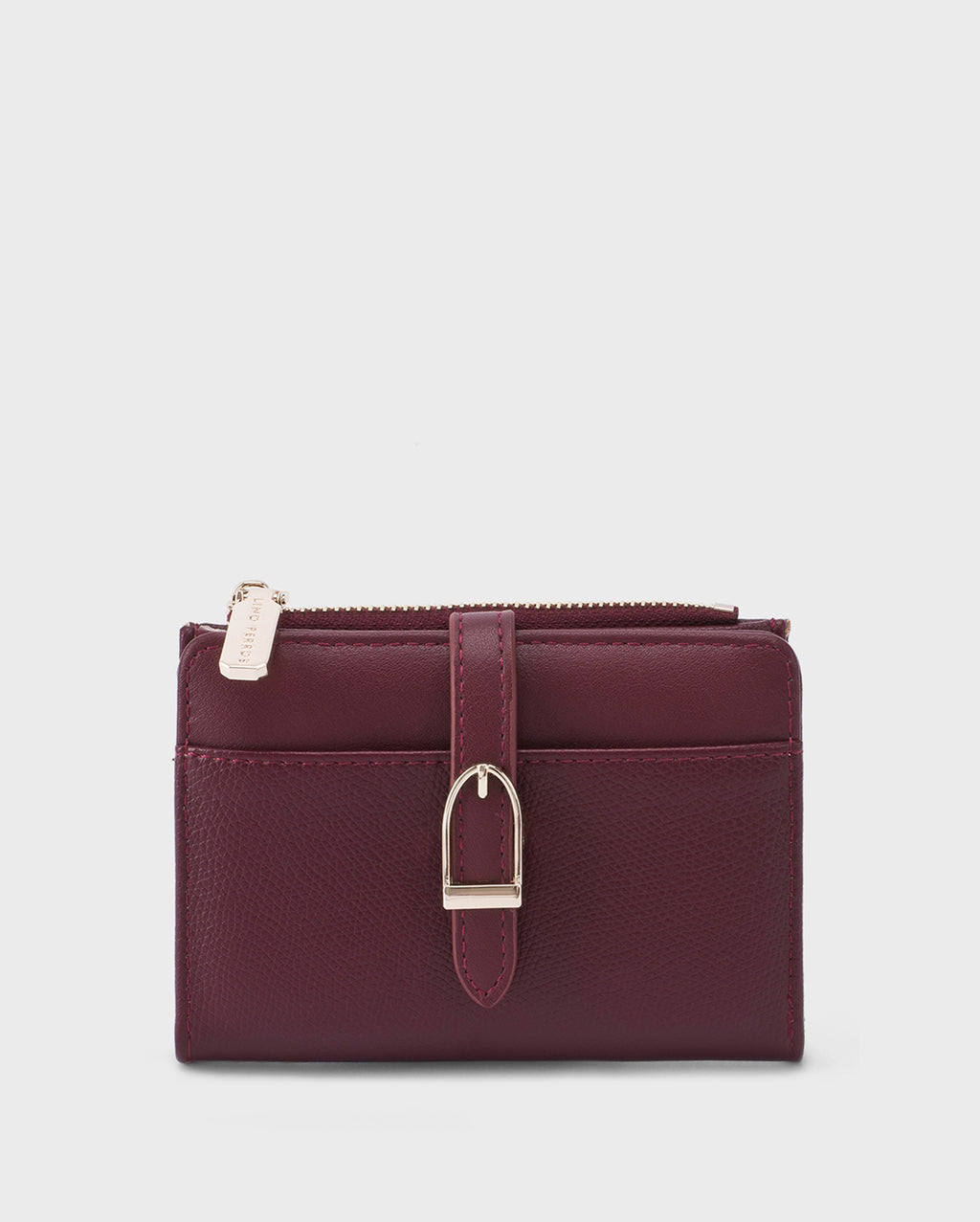 Ella Mini Signature Lock Cherry Wallet | Lino Perros