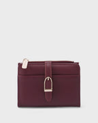 Ella Mini Signature Lock Cherry Wallet | Lino Perros