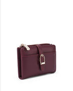 Ella Mini Signature Lock Cherry Wallet | Lino Perros