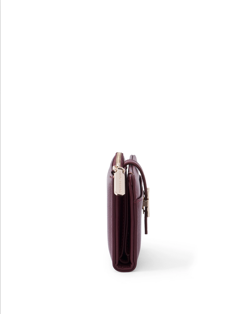 Ella Mini Signature Lock Cherry Wallet | Lino Perros