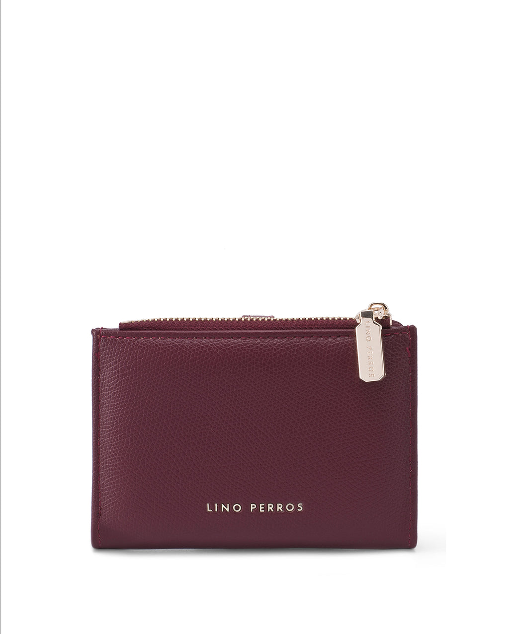 Ella Mini Signature Lock Cherry Wallet | Lino Perros