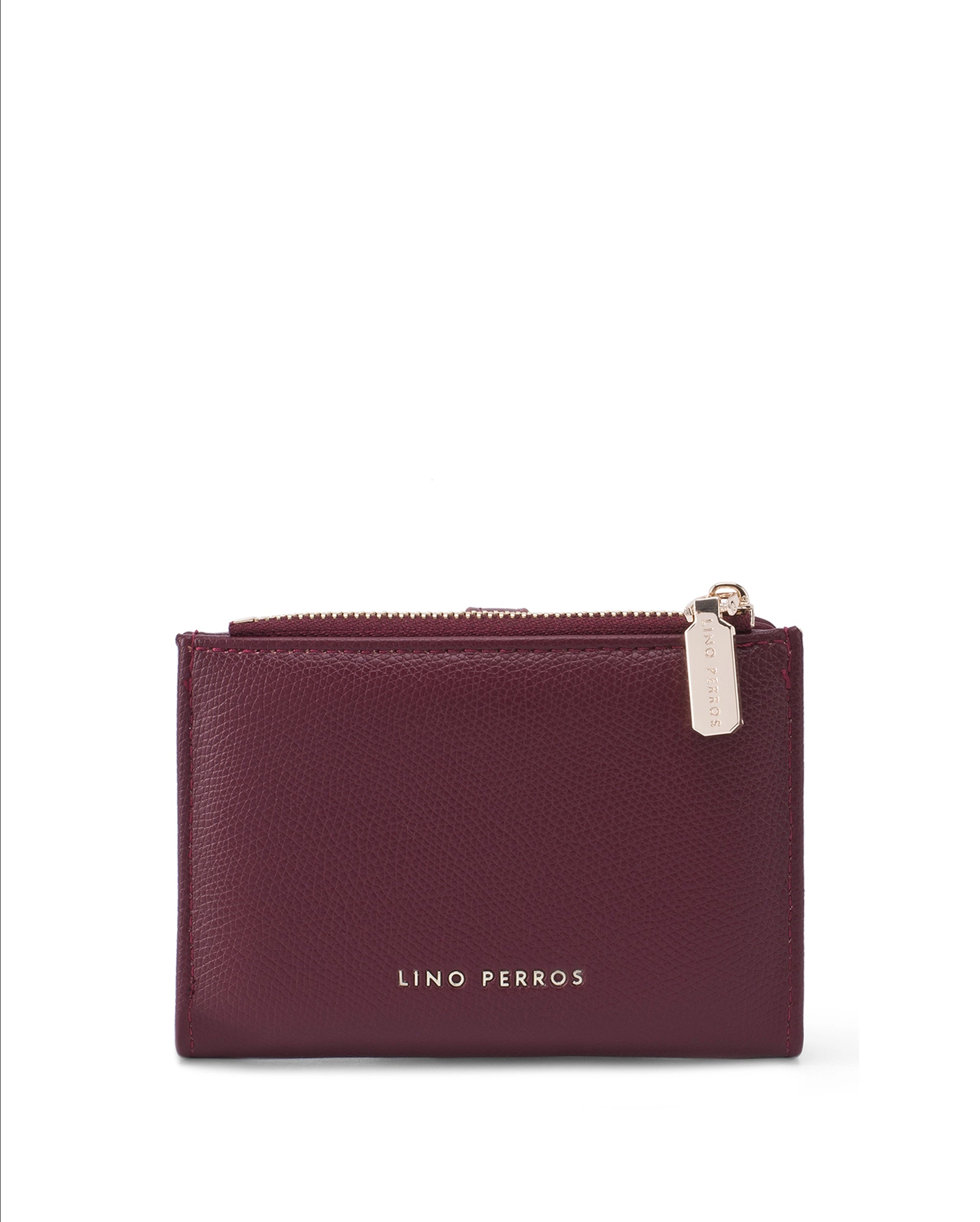 Ella Mini Signature Lock Cherry Wallet | Lino Perros