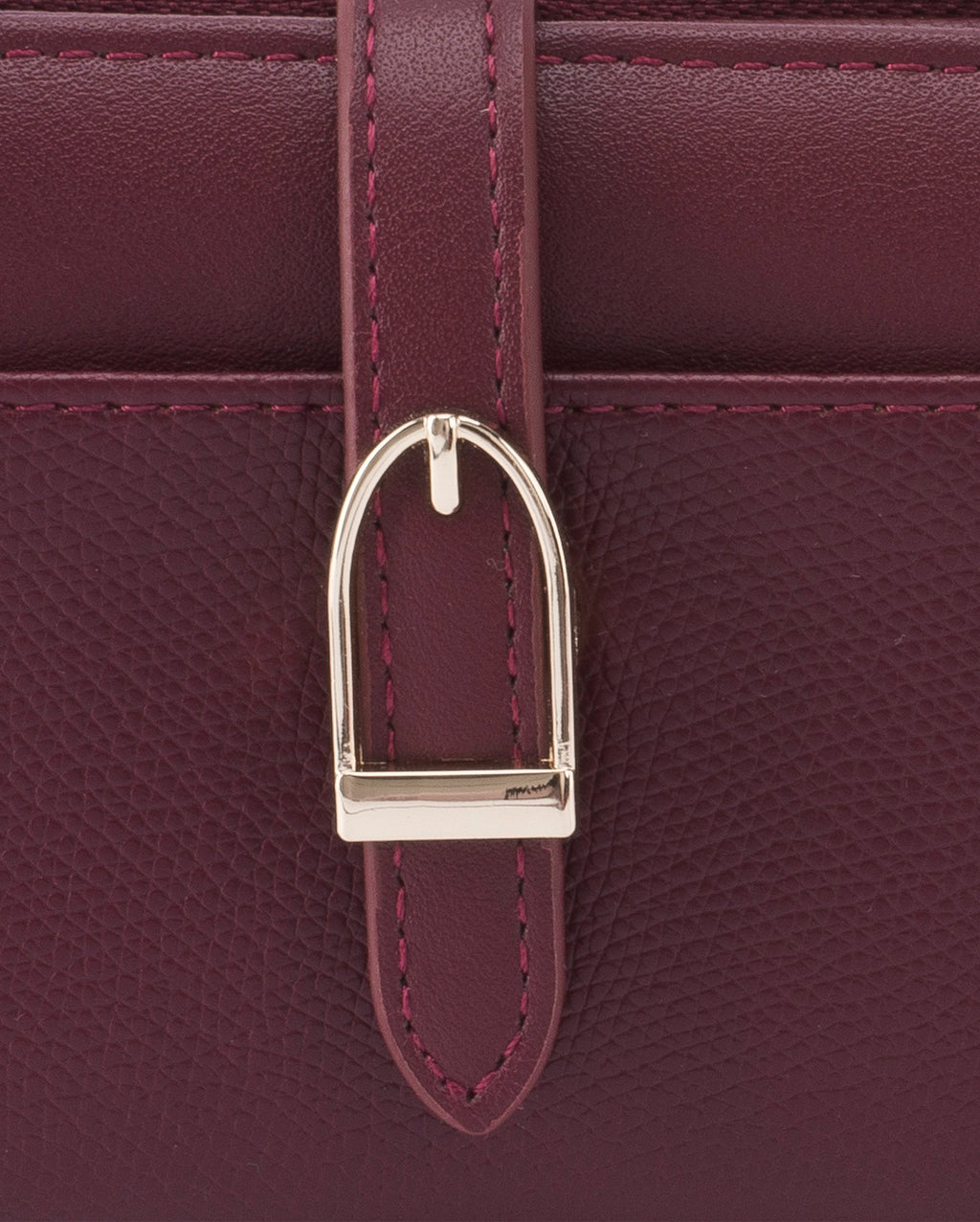 Ella Mini Signature Lock Cherry Wallet | Lino Perros