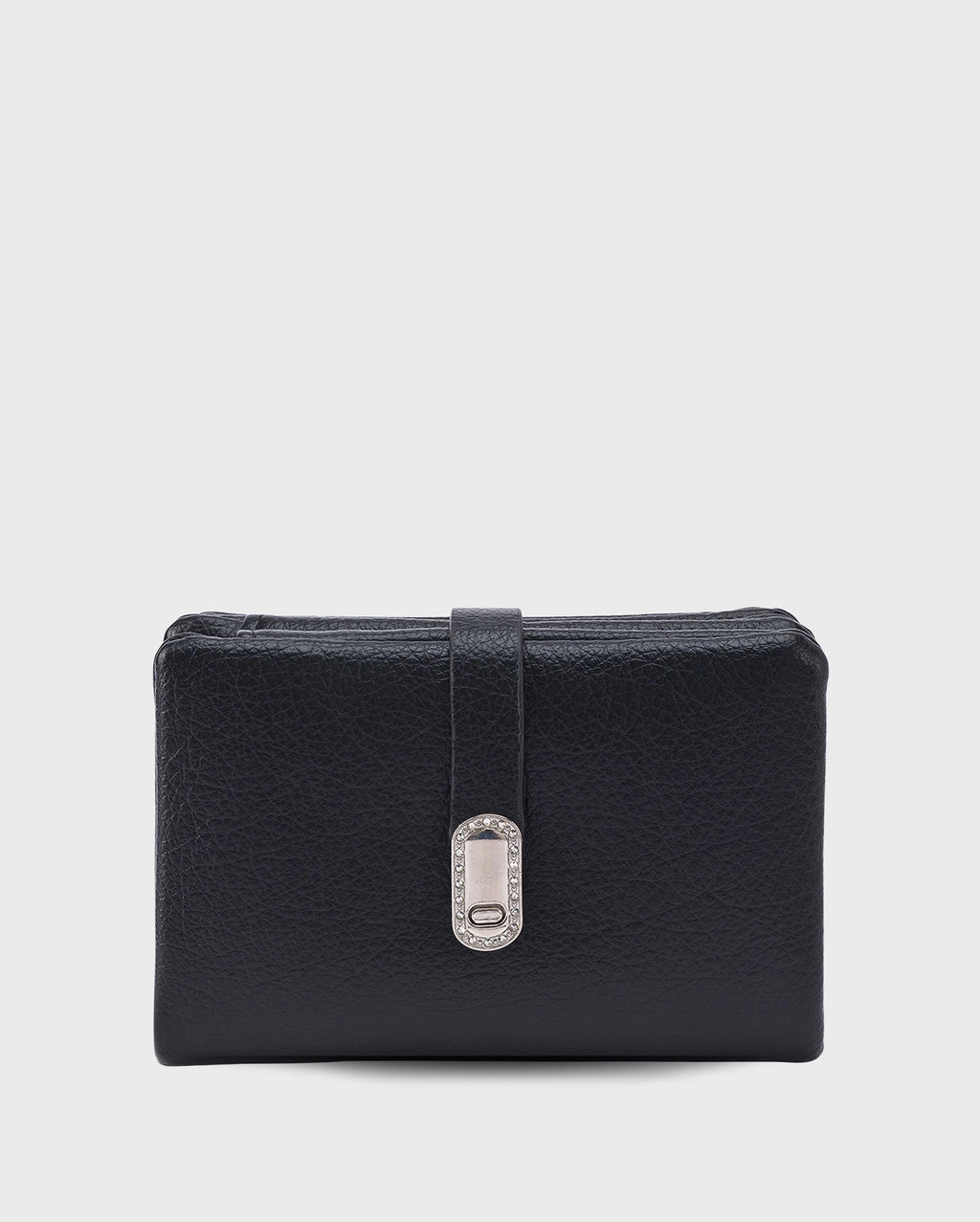 Ella Crystal Elegance Black Wallet | Lino Perros